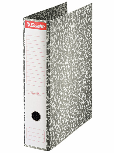 ESSELTE - ARCHIVADOR DE PALANCA CARTÓN JASPEADO FOLIO LOMO 75MM. GRIS (Ref.46989)