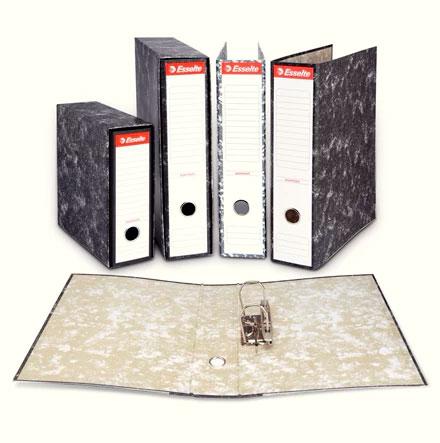 ESSELTE - ARCHIVADOR PALANCA FOLIO LOMO ANCHO RADO CARTÓN JASPEADO (Ref.46957)