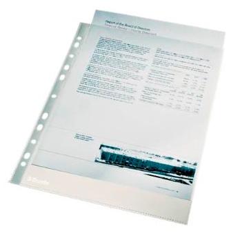 ESSELTE - FUNDAS MULTITALADRO -11- PP PIEL DE NARANJA A4 40 MICRAS - BOLSA DE 100U (Ref.13089)