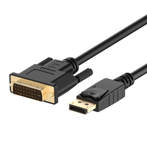 EWENT - adaptador de cable de vídeo 3 m DisplayPort DVI-D Negro (Ref.EC1442)