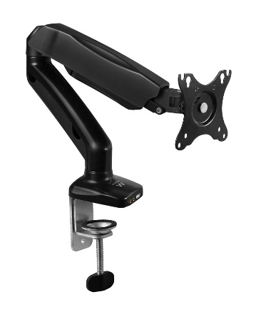 EWENT - soporte de mesa para pantalla plana 68,6 cm (27") Abrazadera/Atornillado Negro (Ref.EW1515)