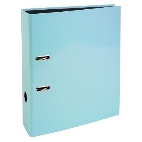 EXACOMPTA - ARCHIVADOR palanca AQUAREL CARTON FORRADO RADO A4 80mm AZUL PASTEL (Ref.53564E)