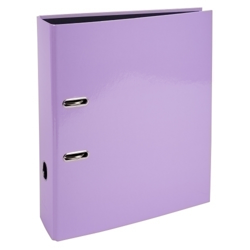 EXACOMPTA - ARCHIVADOR palanca AQUAREL CARTON FORRADO RADO A4 80mm MALVA (Ref.53565E)