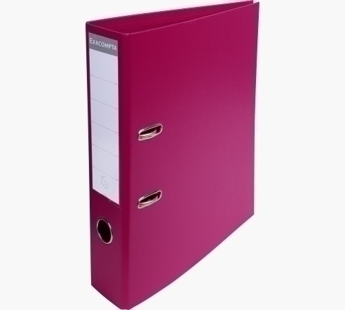 EXACOMPTA - ARCHIVADOR palanca FORRADO PVC RADO A4 70mm ROSA FUCSIA (Ref.53747E)