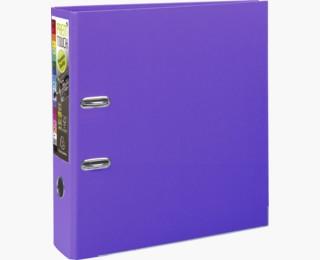 EXACOMPTA - ARCHIVADOR PALANCA PREM'TOUCH PP A4 MAXI LOMO DE 80MM RADO VIOLETA (Ref.53357E)