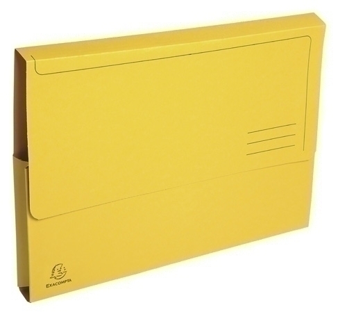 EXACOMPTA - SUBCARPETA FOREVER (BOLSA FUELLE 32mm) 290g A4 AMARILLO PAQUETE de 10 (Ref.46979E)
