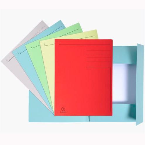 EXACOMPTA - SUBCARPETA FOREVER 3 SOLAPA 280g A4 SURTIDO PAQUETE de 10 (Ref.448000E)