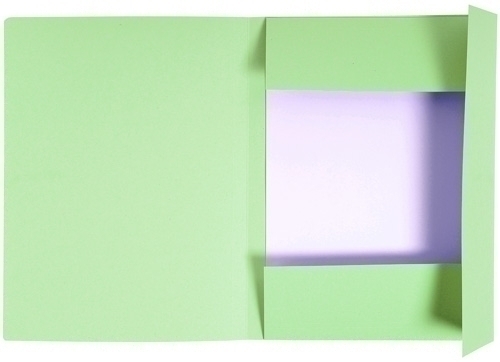 EXACOMPTA - SUBCARPETA FOREVER 3 SOLAPA 280g A4 VERDE CLARO PAQUETE de 50 (Ref.448013E)