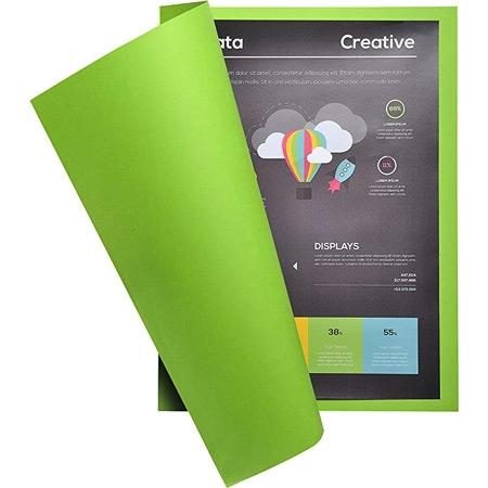 EXACOMPTA - SUBCARPETA ROCK´S A4 210GR CARTULINA MENTA -100U- (Ref.210013E)