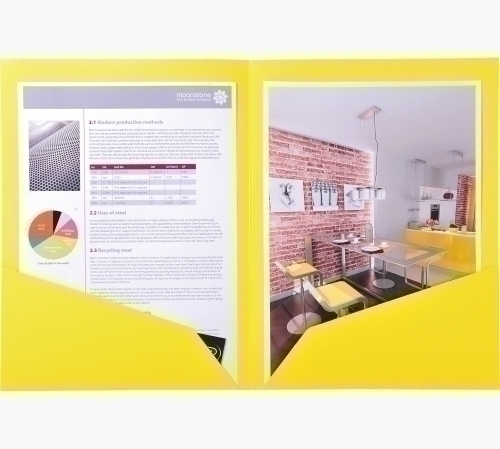 EXACOMPTA - SUBCARPETA ROCK´S DOBLE 210g A4 LIMON PAQUETE de 25 (Ref.415009E)