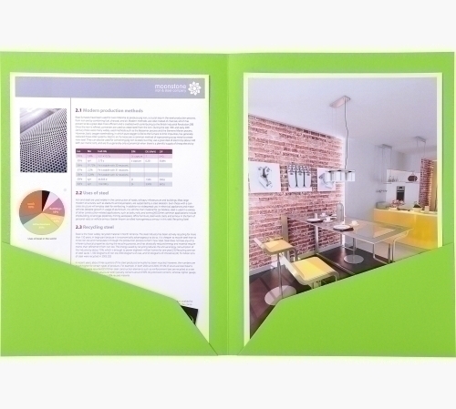 EXACOMPTA - SUBCARPETA ROCK´S DOBLE 210g A4 VERDE PAQUETE de 25 (Ref.415003E)