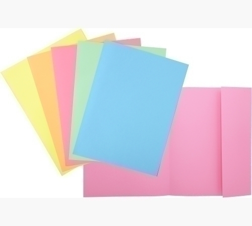 EXACOMPTA - SUBCARPETA SUPER 160 1 SOLAPA 160g A4 SURTIDO PAQUETE de 100 (Ref.348000E)