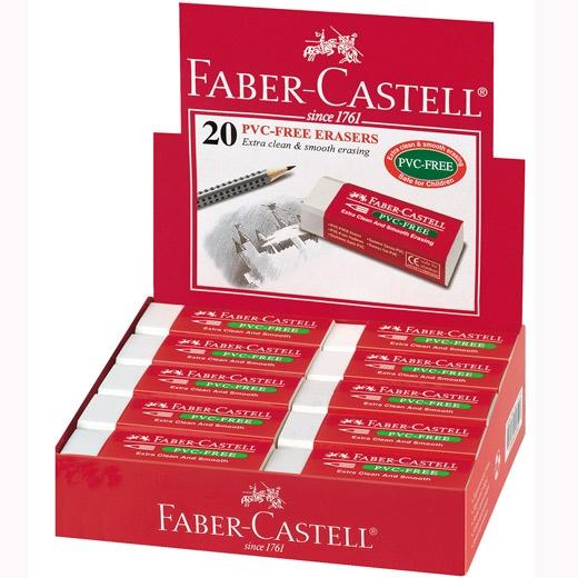 FABER CASTELL - GOMA de BORRAR 7095 (PVC-FREE) para LAPIZ (ud.) (Ref.189520)