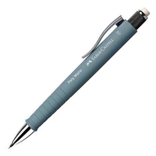 FABER CASTELL - PORTAMINAS POLY MATIC 0,7MM GRIS -5U- (Ref.133388)