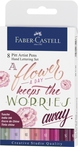FABER CASTELL - ROTUL.FABER PITT HAND LETTERING B/8 (Ref.267124)