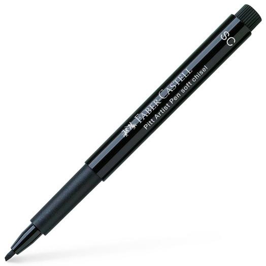 FABER CASTELL - ROTULADOR PITT ARTIST PEN SOFT CALLIGRAPHY NEGRO -10U- (Ref.167892)