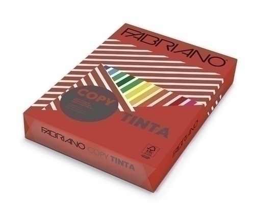 FABRIANO - PAPEL de COLOR A4 COPY TINTA 80g 500h ROJO (ROSSO) (Ref.F60521297)
