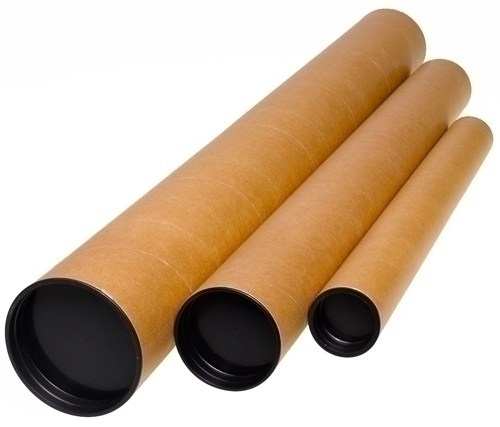 FABRISA - PORTAPLANOS para ENVIO TUBO CARTON KRAFT 76x8 cm (POSTER) (Ref.16148/80801)