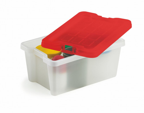 FAIBO - CAJA ALMACENAMIENTO 4 LITROS APILABLE CON TAPA SURTIDO (Ref.882)