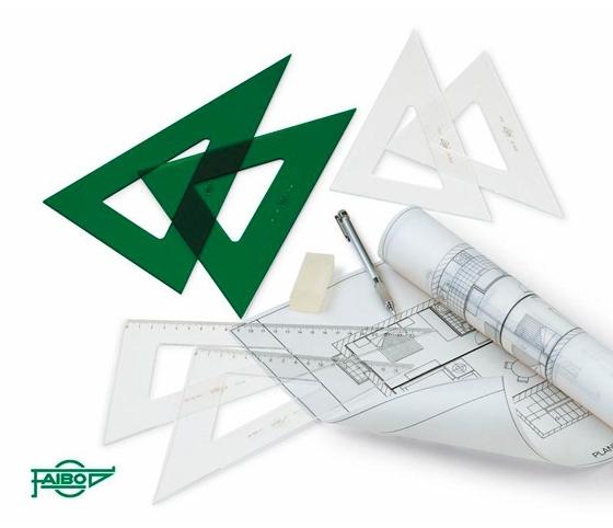 FAIBO - CARTABÓN 25 CM SIN GRADUAR VERDE (Ref.101-25CV)