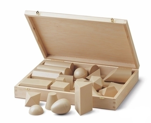 FAIBO - JUEGO DIDACTICO ESTUCHE CUERPOS GEOMETRICOS DE PLASTICO 25 UNIDADES (Ref.825)
