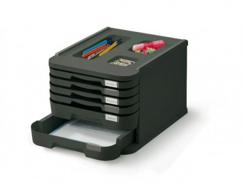 FAIBO - MODULO DE 8 CAJONES POLIESTIRENO NEGRO (Ref.1008-02)