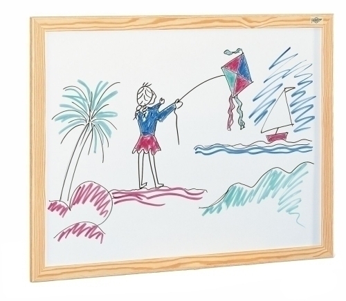 FAIBO - PIZARRA BLANCA ESTRATIFICADA MARCO FIBRA 80x120cm (Ref.402-2IND)