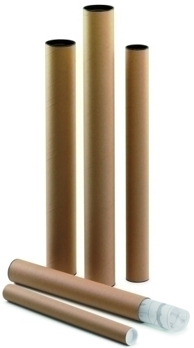 FAIBO - PORTAPLANOS para ENVIO TUBO CARTON KRAFT 64x80 (Ref.950-4)