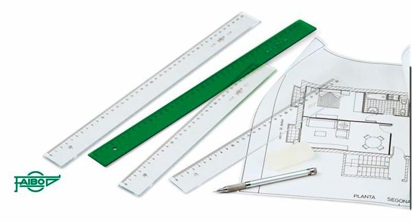FAIBO - REGLA 30 CM VERDE (Ref.106-30V)