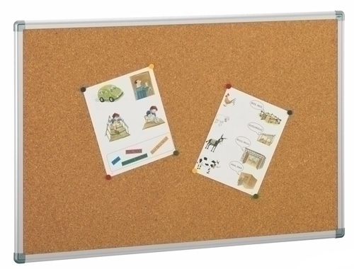 FAIBO - TABLERO CORCHO SOLIDO MARCO ALUMINIO 60x90 cm (Ref.601-2)