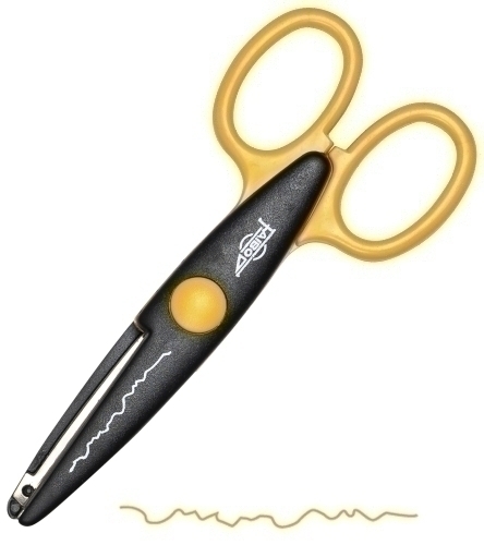 FAIBO - TIJERAS DENTADA 13 cm NARANJA (Ref.764-3)