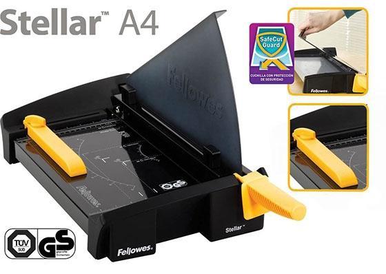 FELLOWES - CIZALLA de PALANCA STELLAR A4
Corte: Longitud 380mm y capacidad 20h (Ref.5438001)