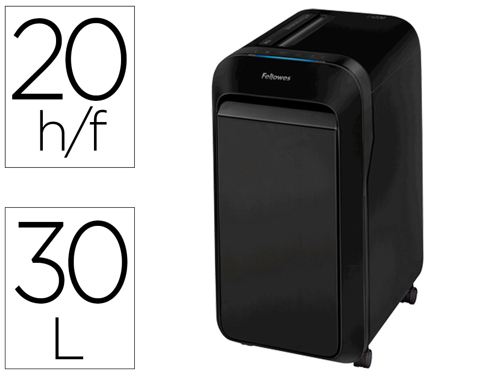 FELLOWES - DESTRUCTORA LX-220 MINICORTE NEGRA (Ref.5502601)