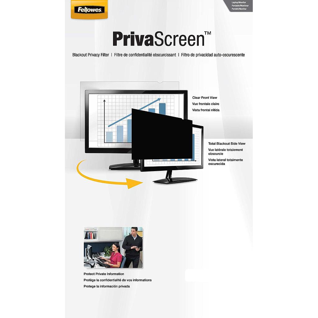 FELLOWES - FILTRO PRIVASCREEN PANTALLA PANORÁMICA 22" - 16:10 (Ref.4801501)