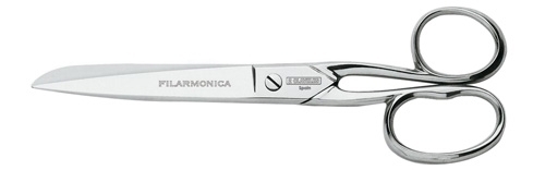 FILARMONICA - TIJERAS 2 CLAVELES OFICINA 6 pulgadas (Ref.3019)