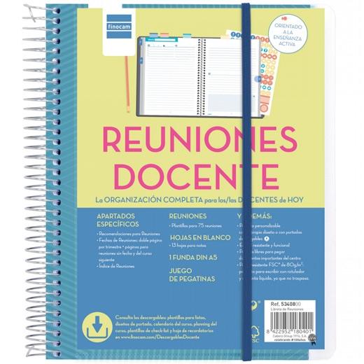 FINOCAM - LIBRETA REUNIONES DOCENTE 1/4 ESPAÑOL (Ref.5340800)