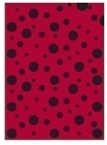 FIXO - BOLSA DISFRAZ 56x70 cm. IMPRESA TOPOS NEGRO (Ref.72305)