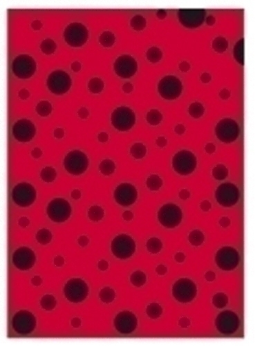 FIXO - BOLSA DISFRAZ 65x90 cm. IMPRESA TOPOS NEGRO (Ref.72105)