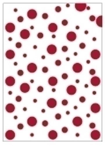 FIXO - BOLSA DISFRAZ 65x90 cm. IMPRESA TOPOS ROJO (Ref.72103)