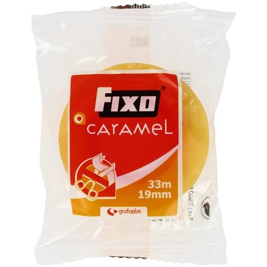 FIXO - CINTA ADHESIVA CARAMEL rollo 33x19 (Ref.75003300)