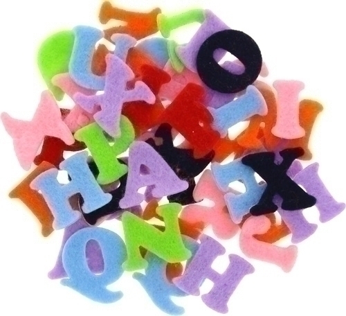 FIXO - FIGURAS FIELTRO SMART LETRAS PACK de 100 (Ref.5019/68003900)