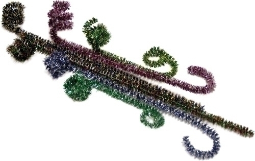 FIXO - VARITAS FLEXIBLES SMART con PURPURINA 30 cm.x6 mm. VERDE/ROJO PACK de 50 (Ref.3079/68014300)