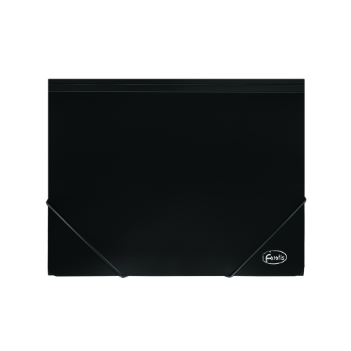 FOROFIS - CARPETA SOLAP. PP A4 NEGRO (Ref.91154)