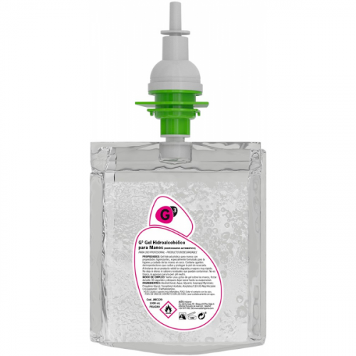 G3 - CAJA 6 RECAMBIOS DE GEL HIDROALCOHOLICO (1 LITRO X RECAMBIO) (Ref.JA107)