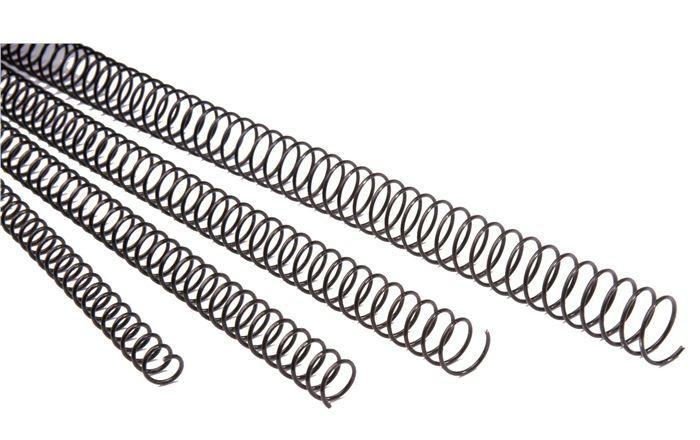 GBC - ESPIRAL METÁLICA 18MM NEGRO PASO 5.1 CAJA DE 100 (Ref.ESP915118)