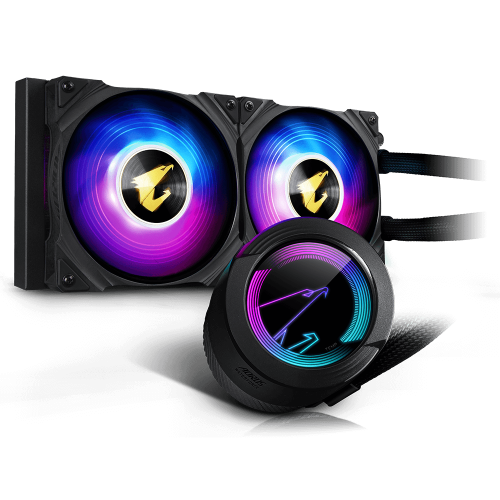 GIGABYTE - AORUS WATERFORCE 240 Procesador All-in-one liquid cooler 12 cm Negro (Ref.GP-AORUS WATERFORCE 240)