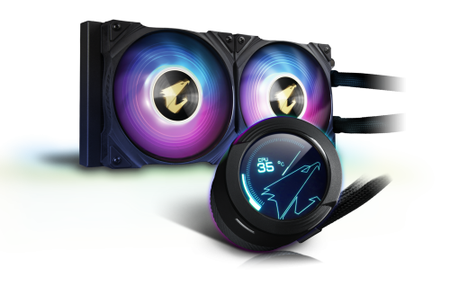 GIGABYTE - AORUS WATERFORCE X 240 refrigeración agua y freón (Ref.GP-AWATERFORCEX240)