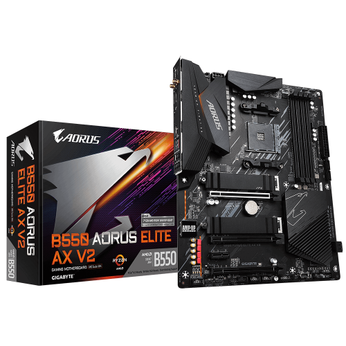 GIGABYTE - B550 AORUS ELITE AX V2 placa base AMD B550 Zócalo AM4 ATX (Ref.GAB55AEW2-00-G)