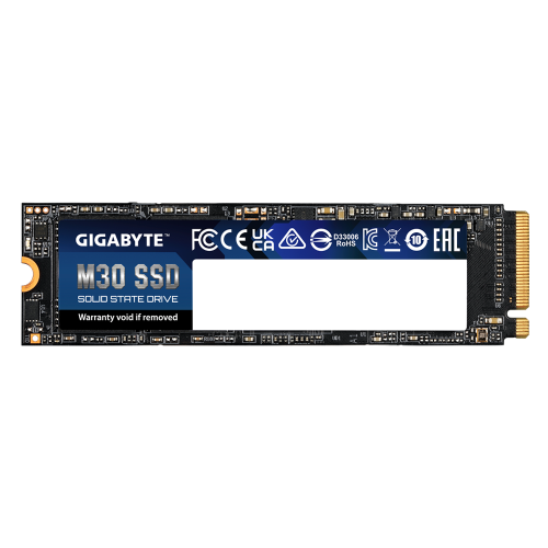 GIGABYTE - M30 M.2 512 GB PCI Express 3.0 3D TLC NAND NVMe (Canon L.P.I. 5,45€ Incluido) (Ref.GP-GM30512G-G)