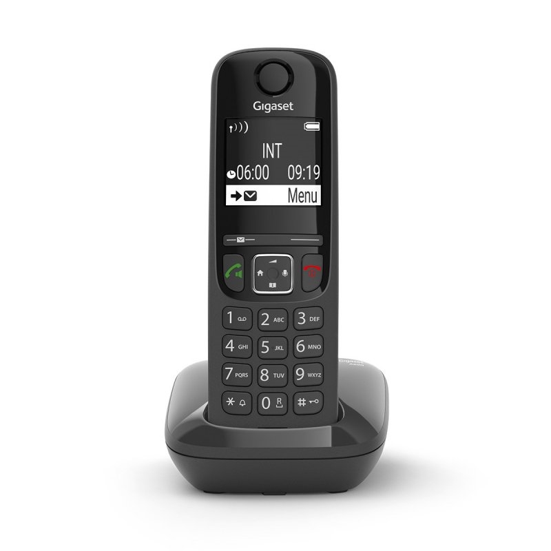 GIGASET - A690 Inalámbrico DECT Negro (Ref.S30852-H2810-D201)